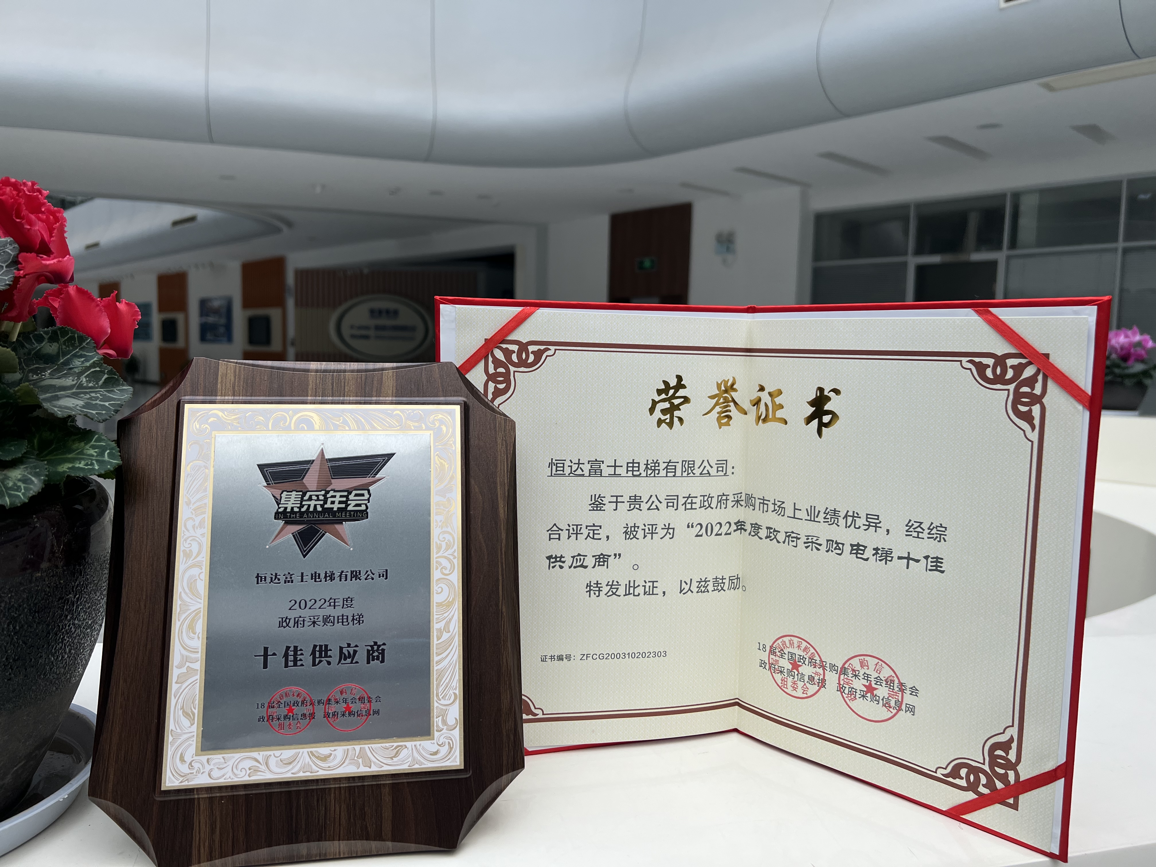 2022年度全國(guó)政府采購(gòu)電梯十佳供應(yīng)商